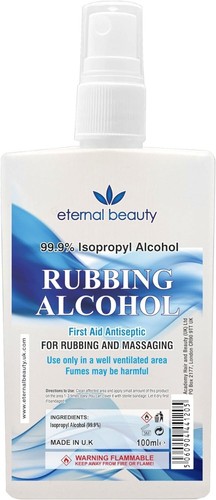 Rubbing alcohol - rubbing,