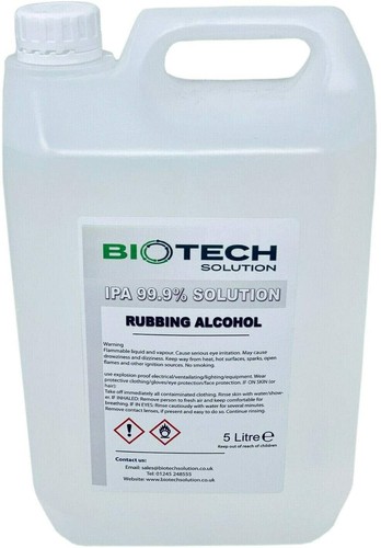 Isopropyl rubbing alcohol - rubbing,