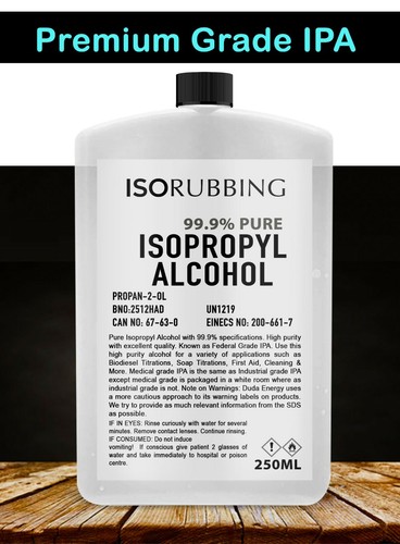 Pure isopropyl alcohol - %,