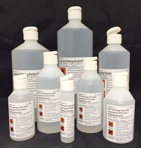 Isopropyl rubbing alcohol - rubbing,