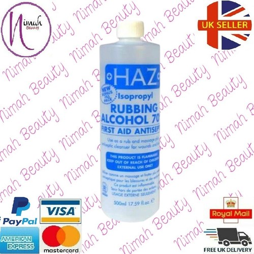 Haz isopropyl rubbing alcohol - rubbing,