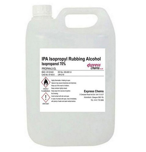 Litre isopropyl rubbing - 5,